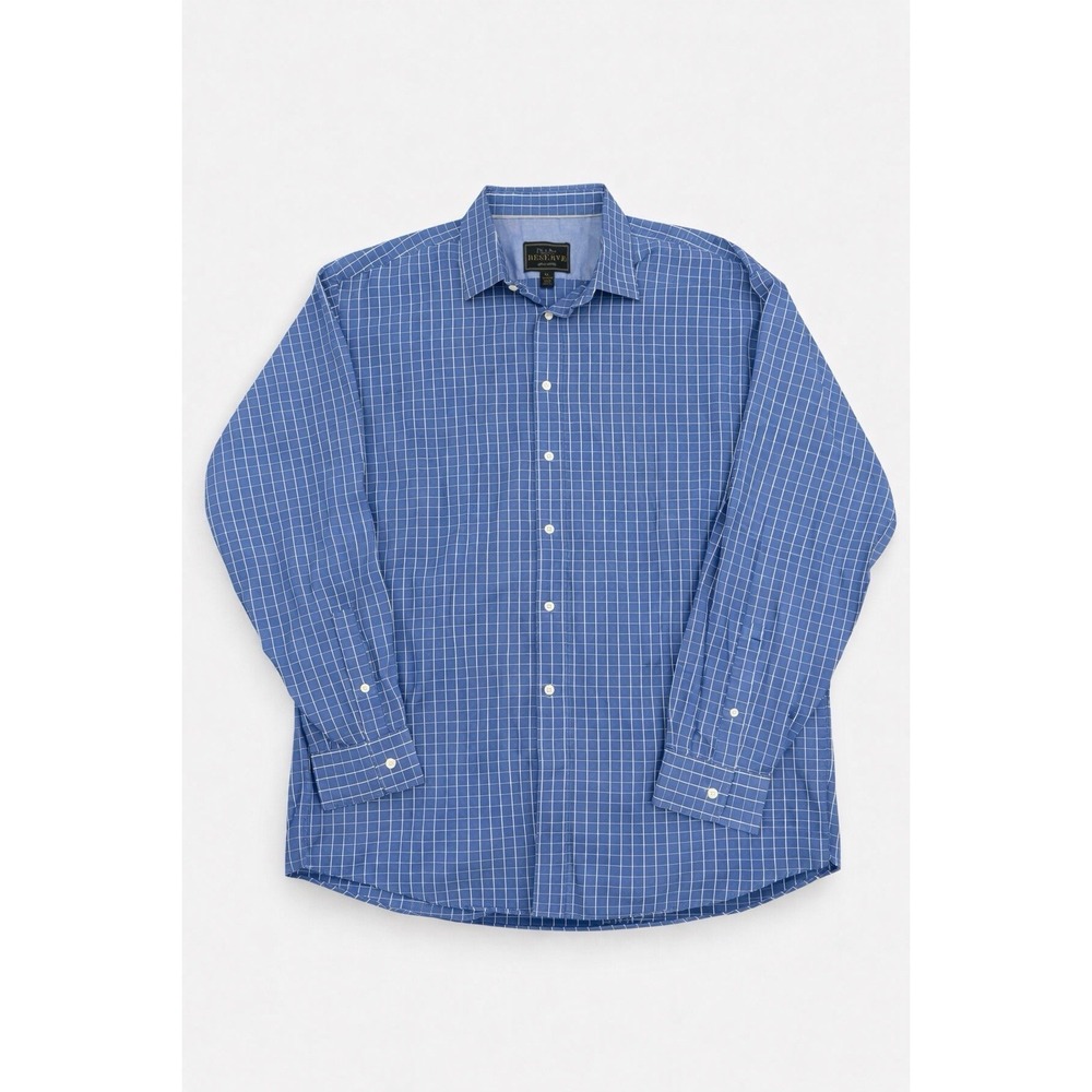 Jos. A. Bank Men's Collared Dress Shirt Long Sleeve Reserve Collection Size XL
